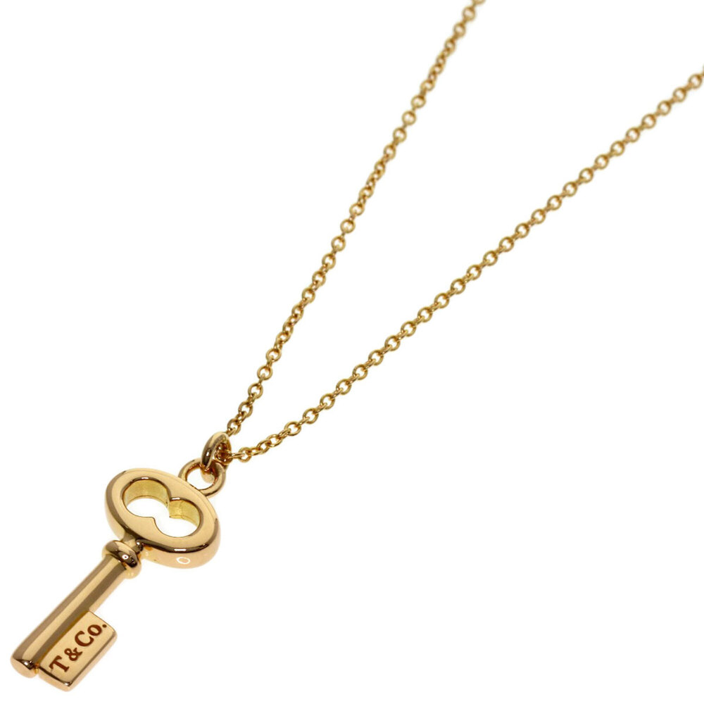 Tiffany & Co. Oval Key Necklace, 18K Pink Gold, Women's.